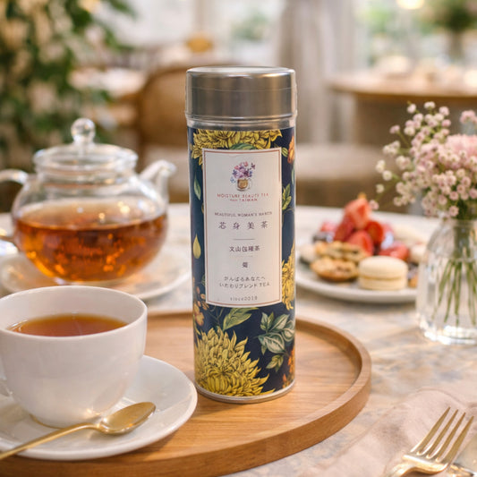 体の巡りを促しデスクワークの疲れを癒すお茶 -お疲れ癒されTEA- 芯身美茶 【清香烏龍茶×菊】1缶(10パック入)  [送料無料] / totonowa