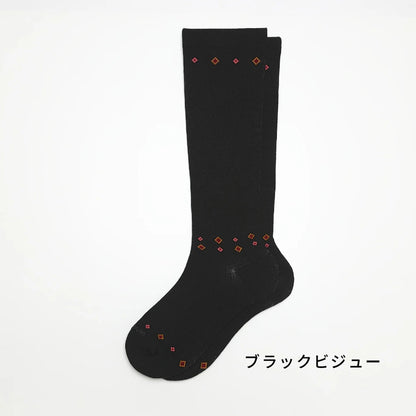 綿混 着圧ハイソックス (クラシカル レディ)｜長時間履いても苦しくない APMA認定取得｜Ja-vie（ジャヴィ）/ totonowa セレクト［送料無料］