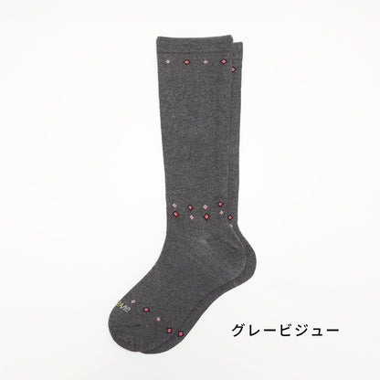綿混 着圧ハイソックス (クラシカル レディ)｜長時間履いても苦しくない APMA認定取得｜Ja-vie（ジャヴィ）/ totonowa セレクト［送料無料］