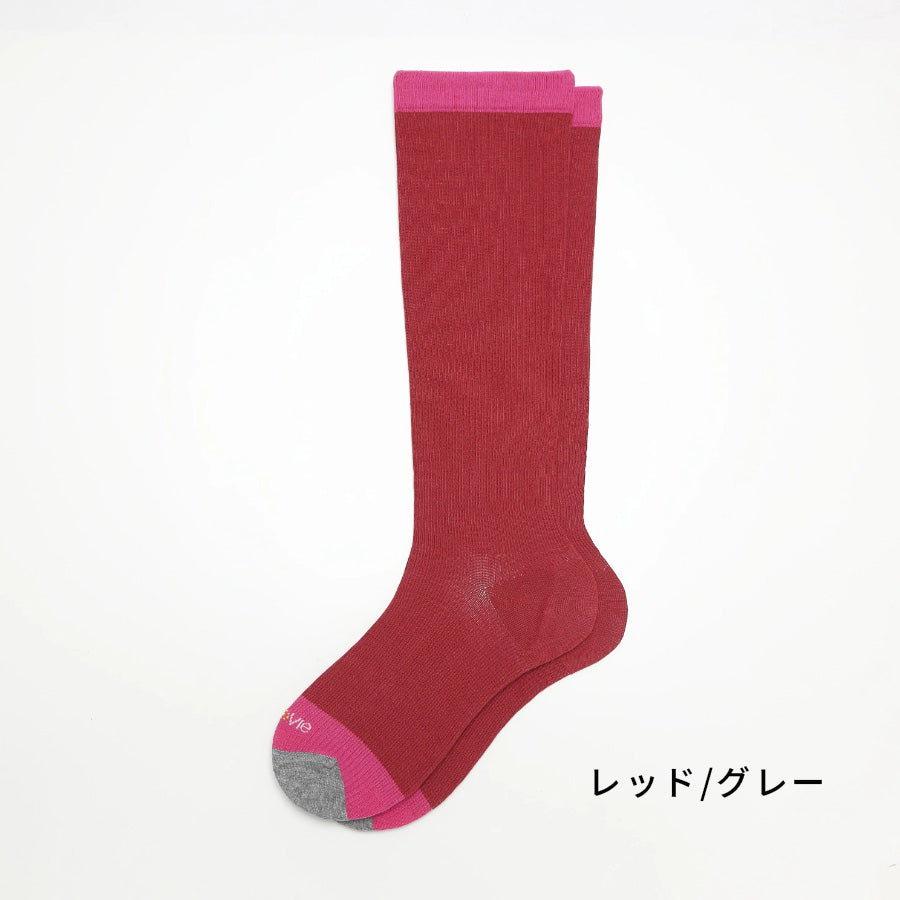 綿混 着圧ハイソックス (クラシカル レディ)｜長時間履いても苦しくない APMA認定取得｜Ja-vie（ジャヴィ）/ totonowa セレクト［送料無料］