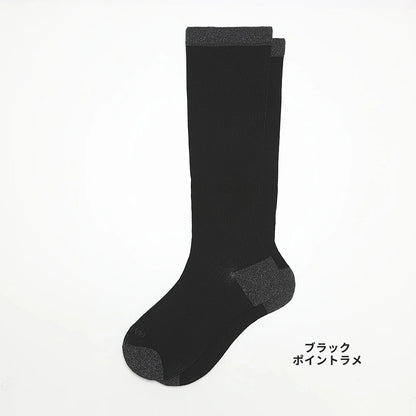 綿混 着圧ハイソックス｜長時間履いても苦しくない APMA認定取得｜Ja-vie（ジャヴィ）/ totonowa セレクト［送料無料］