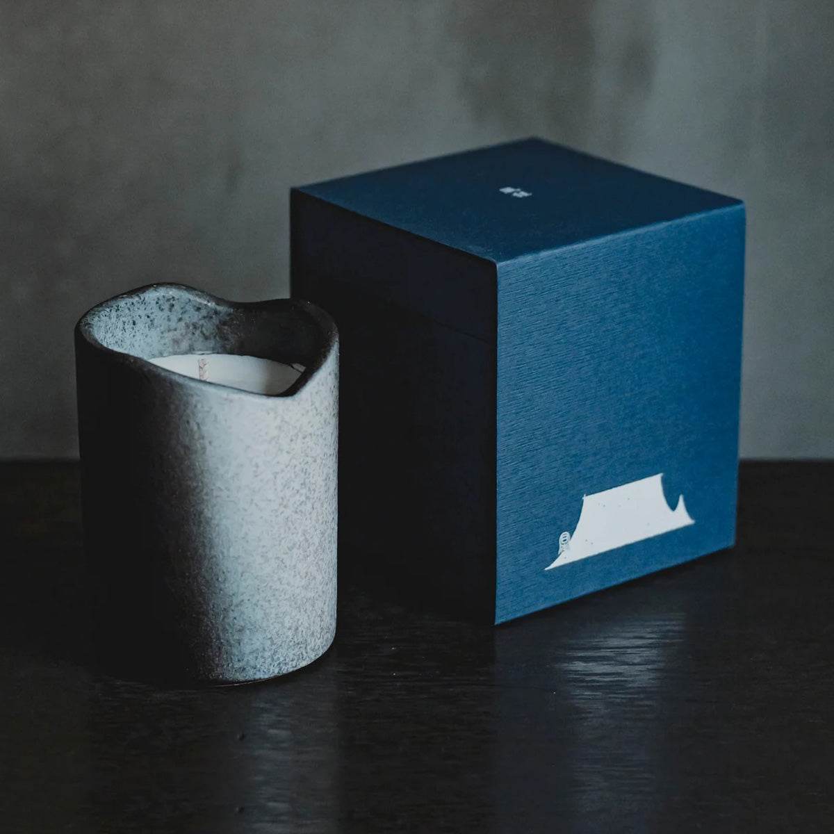 風狂 アロマキャンドル 信楽焼容器付き 木守柿 kimorigaki [送料無料] / totonowa