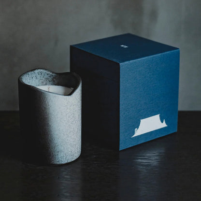 風狂 アロマキャンドル 信楽焼容器付き 木守柿 kimorigaki [送料無料] / totonowa