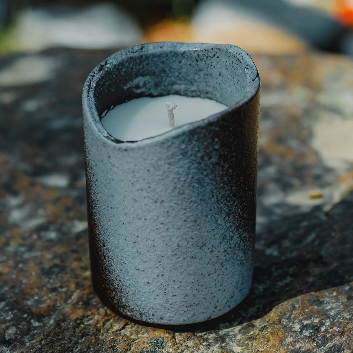 風狂 アロマキャンドル 信楽焼容器付き 木守柿 kimorigaki [送料無料] / totonowa